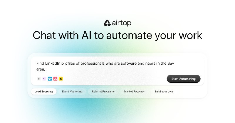 Airtop Agents: Build Web Automations with Just Words