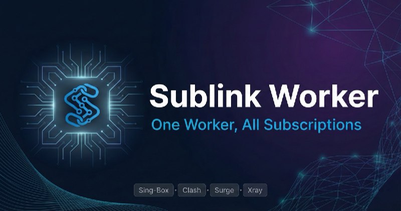 GitHub - 7Sageer/sublink-worker: One Worker, All Subscriptions