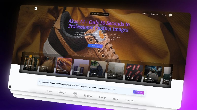 AI 电商产品图编辑平台｜背景移除与商品设计 | Aluo