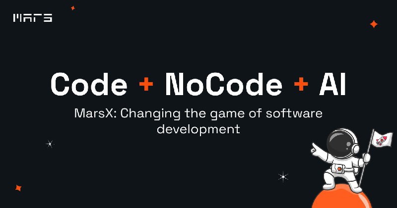 MarsX is a dev tool that unites AI, NoCode, Code and MicroApps