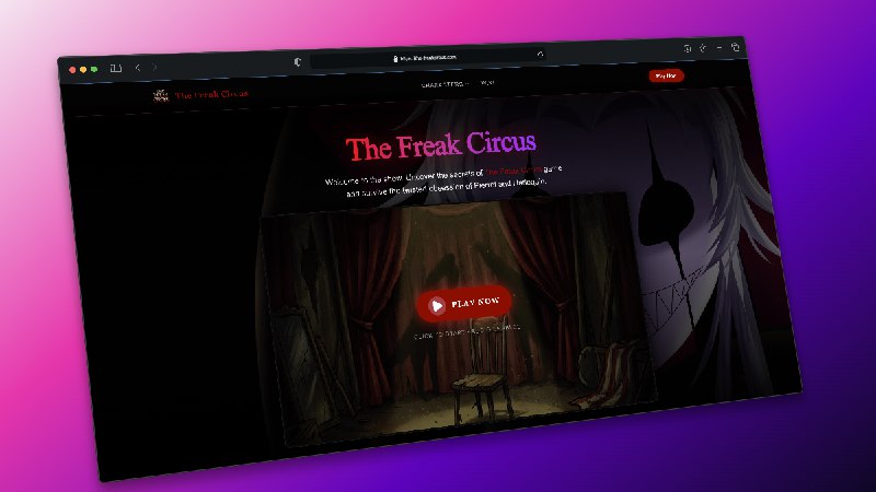 The Freak Circus Game Online - Yandere Horror Visual Novel