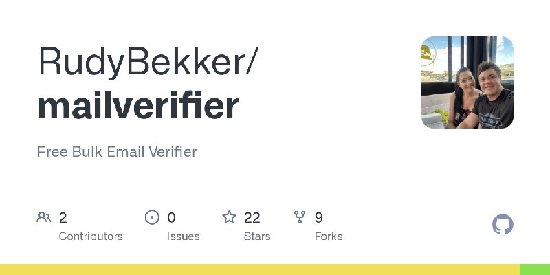 GitHub - RudyBekker/mailverifier: Free Bulk Email Verifier