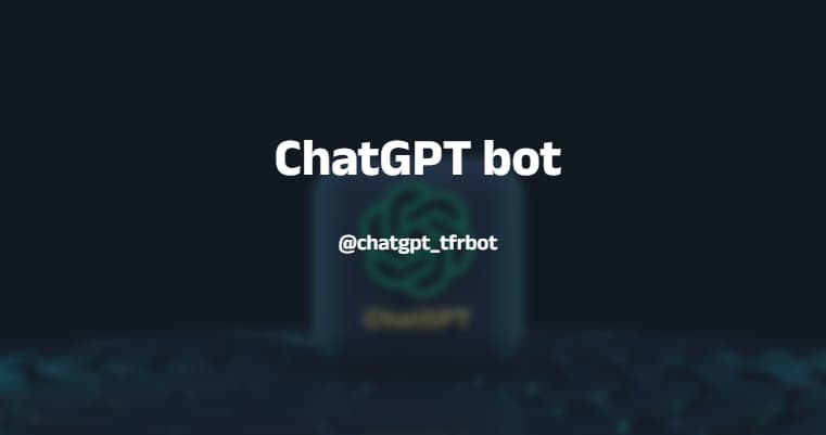 #ChatGPT #Telegram一个免费的ChatGPT TGbot每日的免费额度为5,000试用了下还不错地址：