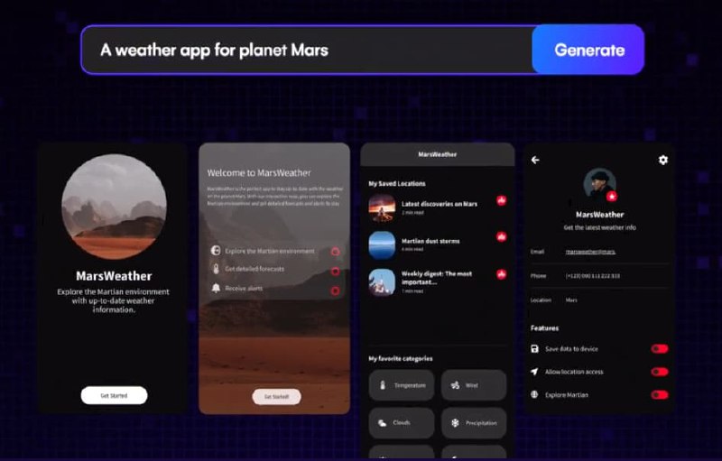 #UI #自动化 #设计AI文本到设计自动化-AutodesignerAutodesigner是Uizard的最新AI设计创新，使用简单的文本为应用程序和网站生成多屏幕模型，它可以在几分钟内设计移动应用程序、Web 应用程序、网站和桌面软件