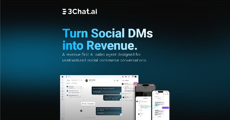 3Chat.ai |  Smart AI Solutions: Revenue Growth, Social Engagement & AI Agents