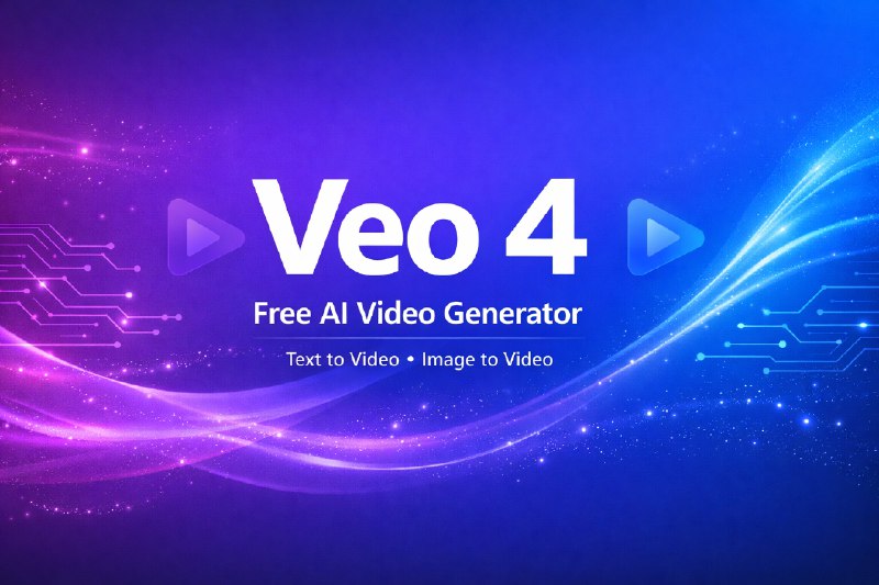 Veo 4 - 免费AI视频生成器 | 文字转视频，图片转视频