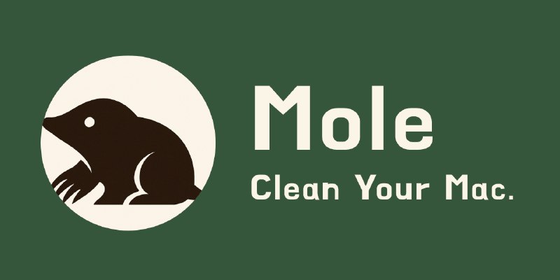GitHub - tw93/Mole: 🐹 Dig deep like a mole to optimize you Mac. 像鼹鼠一样深入挖掘来优化你的 Mac