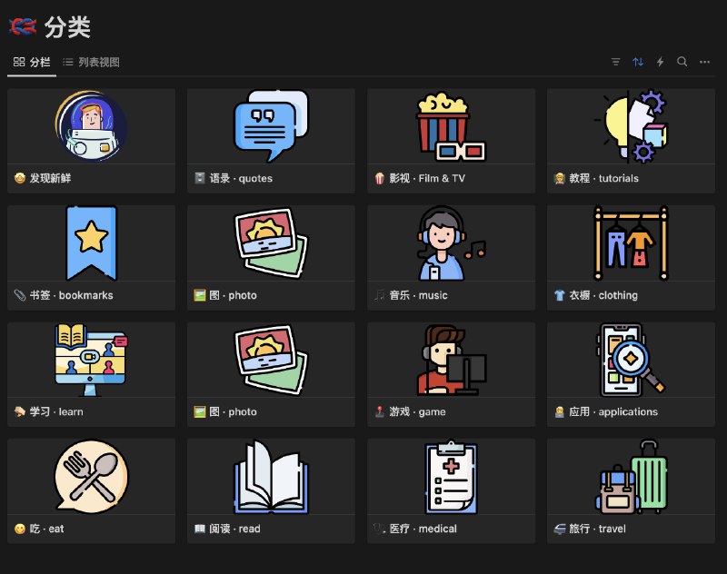 #NOTIONNotion页面推荐-chesir.分类收藏介绍该页面最早建立于2022年，主要收集一些感兴趣的栏目，包括书签等等，目前主理人@奇冬爱瞎折腾 还在更新中页面地址：